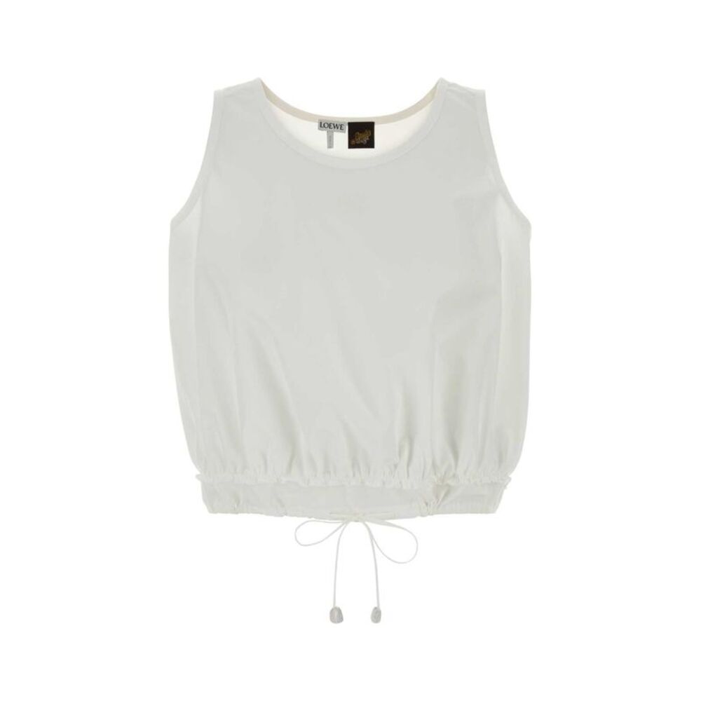 Loewe Paula's Ibiza Women White Poplin Paula S Ibiza Top